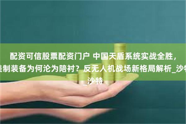 配资可信股票配资门户 中国天盾系统实战全胜，美制装备为何沦为陪衬？反无人机战场新格局解析_沙特